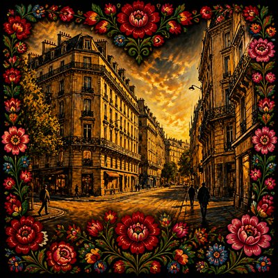 Hungarian Art Style Style Transfer Example