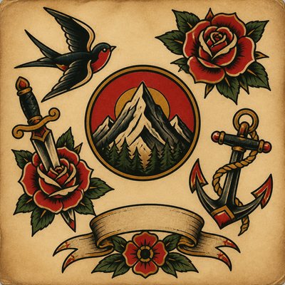 an emblem of a mountain peak inside a circle, simple bold shapes on a plain background, no text or lettering