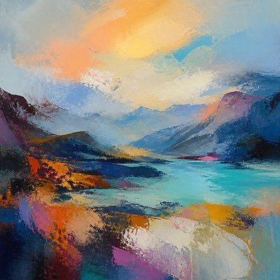 wide landscape with natural scenery