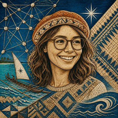 Marshallese Art Style Style Transfer Example