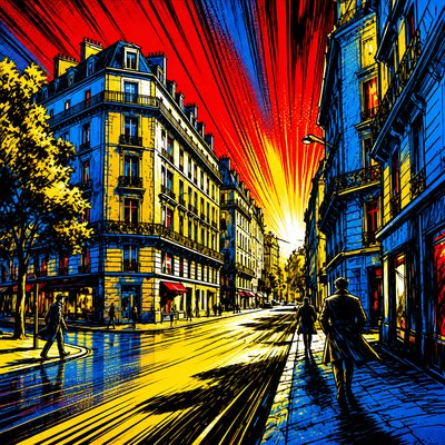Superhero Comic Art Style Transfer Example