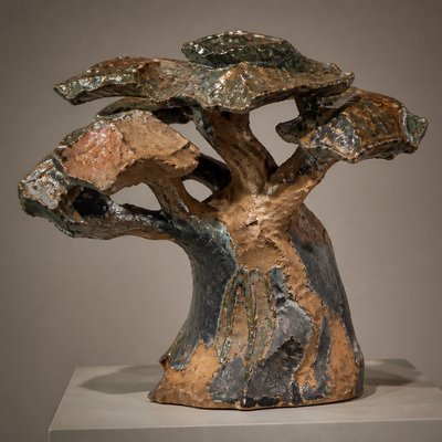 a tree in nature — Contemporary Sculptural Ceramic Art Style