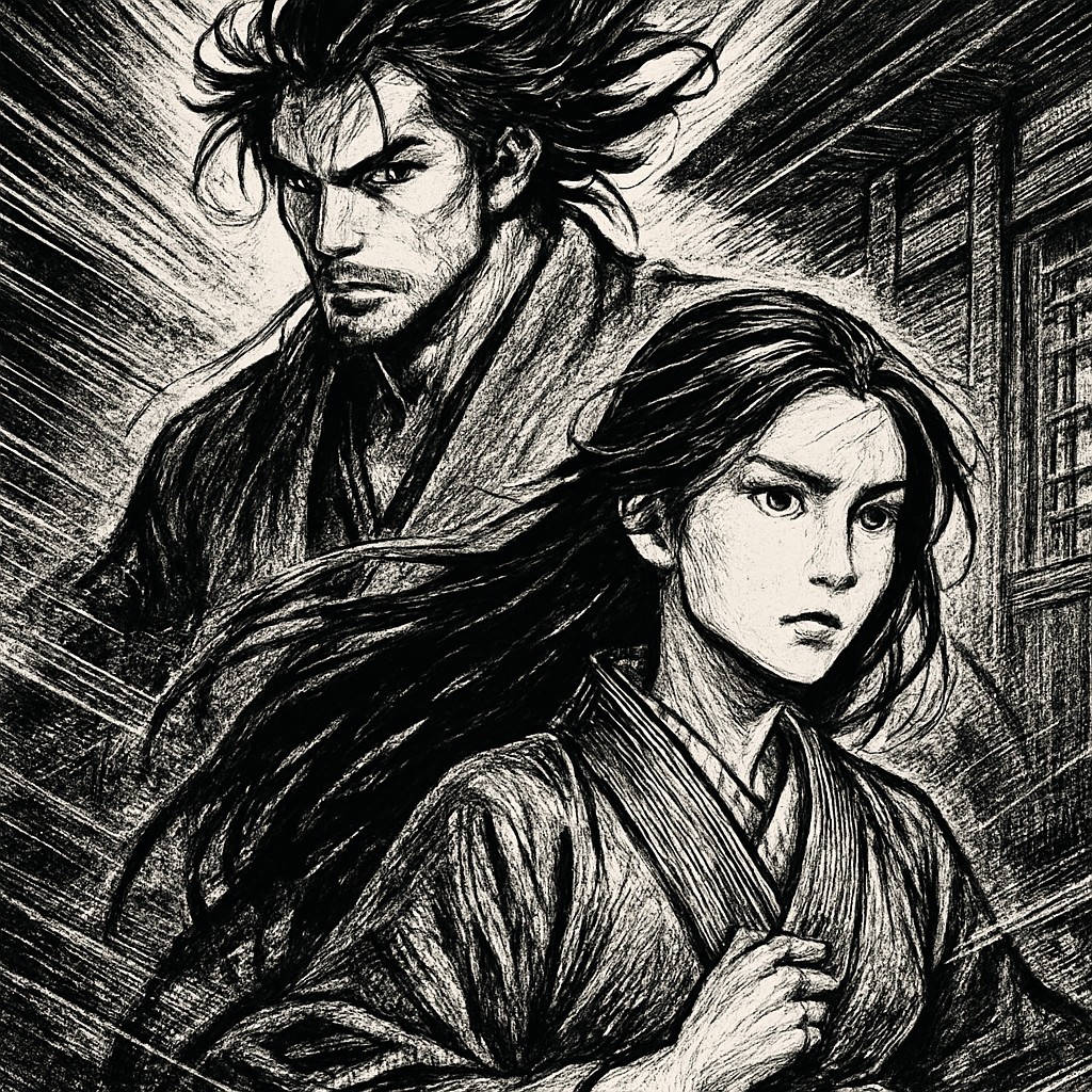 portrait of two people together