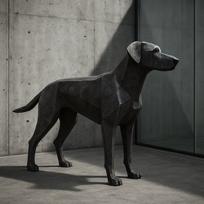 animal standing in natural pose
