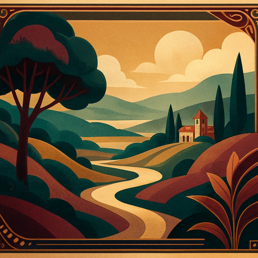 wide landscape with natural scenery