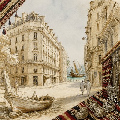 Qatari Art Style Style Transfer Example