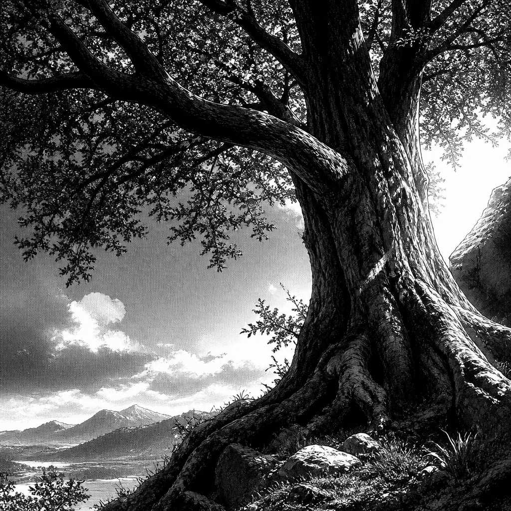 a tree in nature
