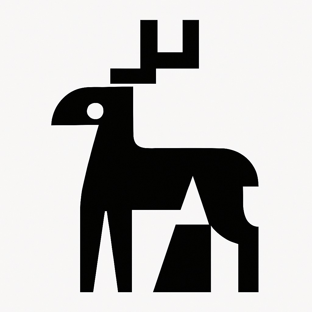 animal standing in natural pose