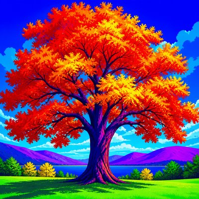 a tree in nature