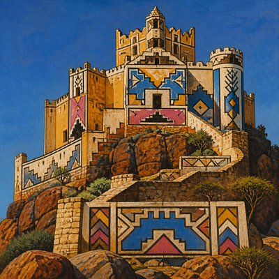 majestic castle on a hilltop