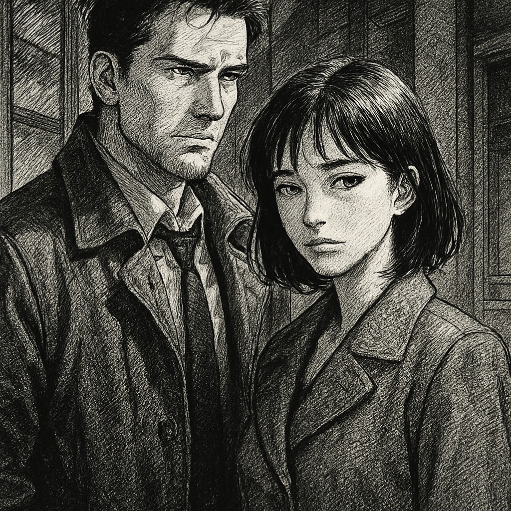 portrait of two people together