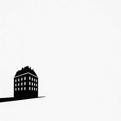 Spatial Void Minimalism Art Style Style Transfer Example