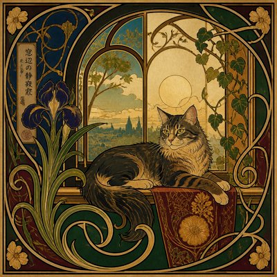 a cat lounging in a sunlit window