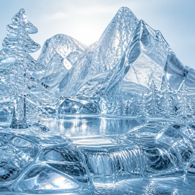 Ice Sculpture Art Style 2