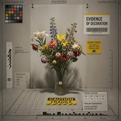 bouquet of flowers in a glass vase