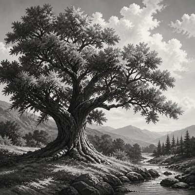 a tree in nature