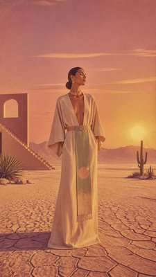 full-length portrait of an elegant figure