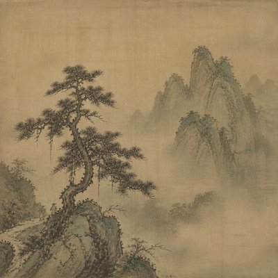 a tree in nature — Song Dynasty Ink Painting Style