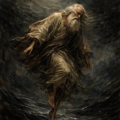 Express without words.“And all the days of Jared were nine hundred sixty and two years: and he died.” (Genesis 5:20, KJV) The setting is of descending down 
