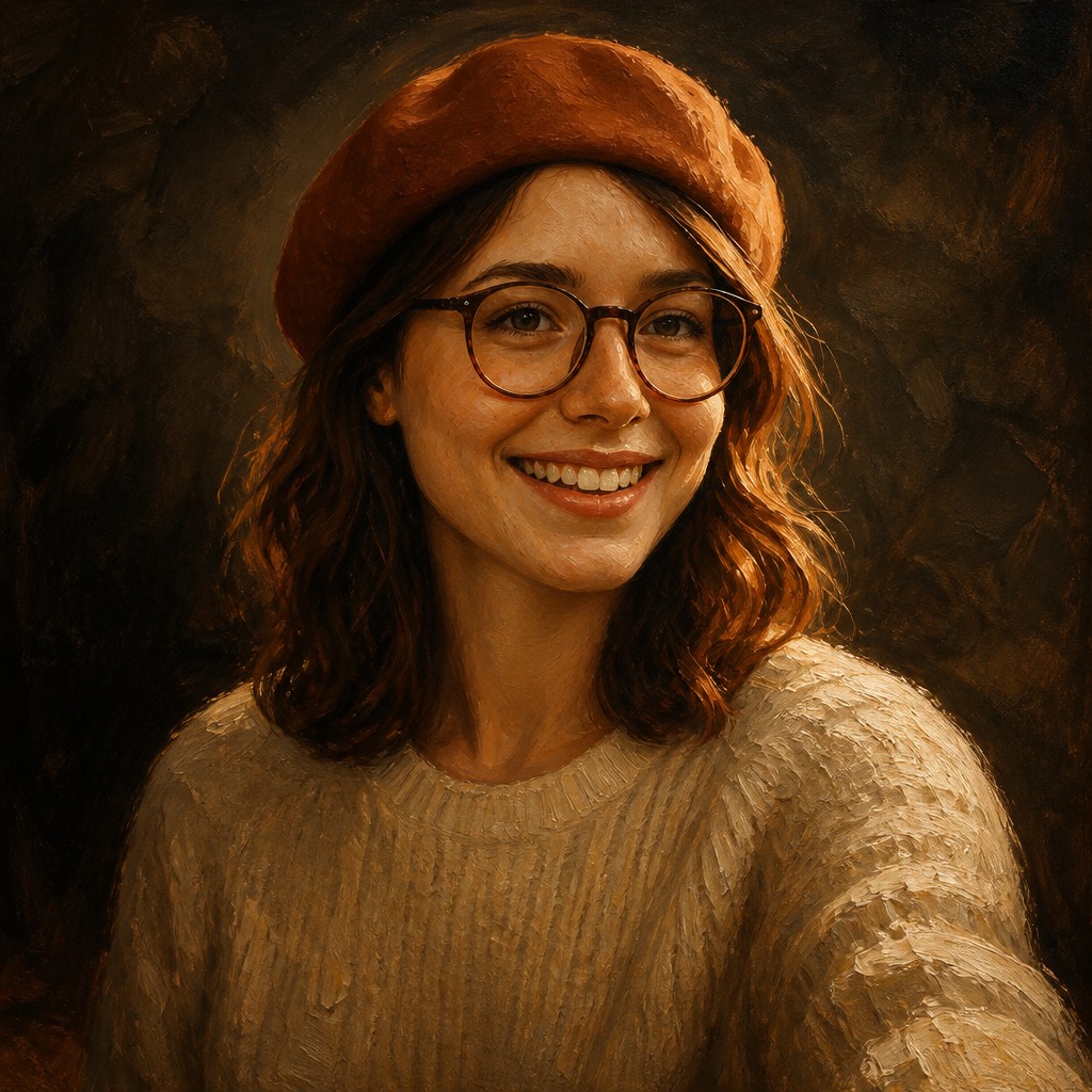 Self-Portrait Painting Style Style Transfer Example
