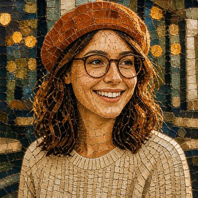 Ceramic Mosaic Art Style Style Transfer Example