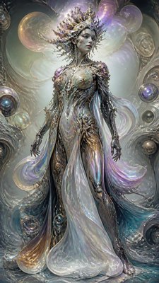 full-length portrait of an elegant figure