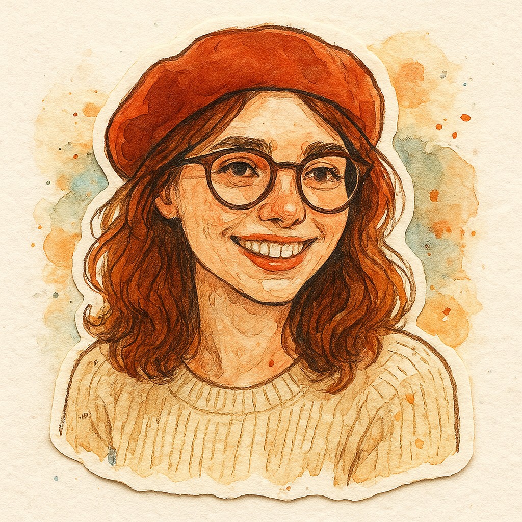 Hand-Drawn Sticker Design Style Transfer Example