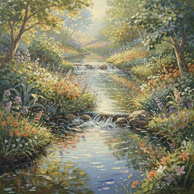 And a river went out of Eden to water the garden; and from thence it was parted, and became into four heads. 
(Genesis 2:10 KJV)
