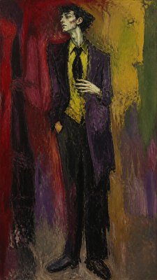 full-length portrait of an elegant figure
