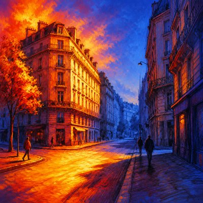 Color Temperature Art Style Style Transfer Example