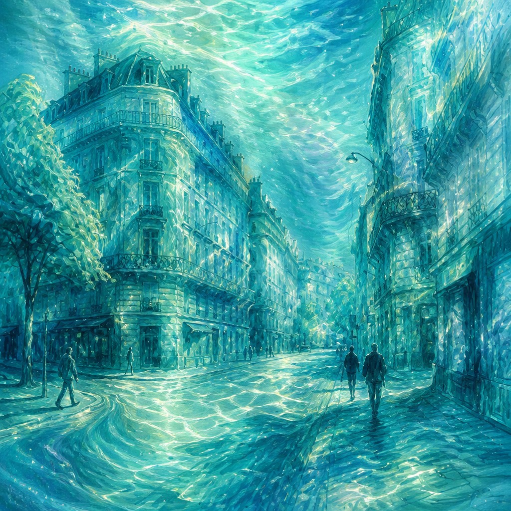 Ocean Nature Art Style Transfer Example