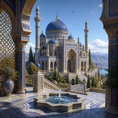 majestic castle on a hilltop