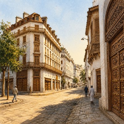 Zanzibar Art Style Style Transfer Example