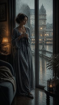 full-length portrait of an elegant figure
