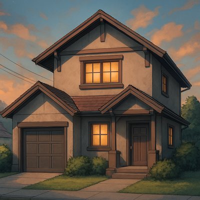 house with front view