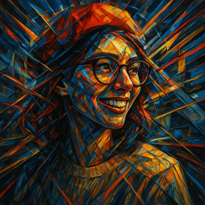 Futurism Art Style Style Transfer Example