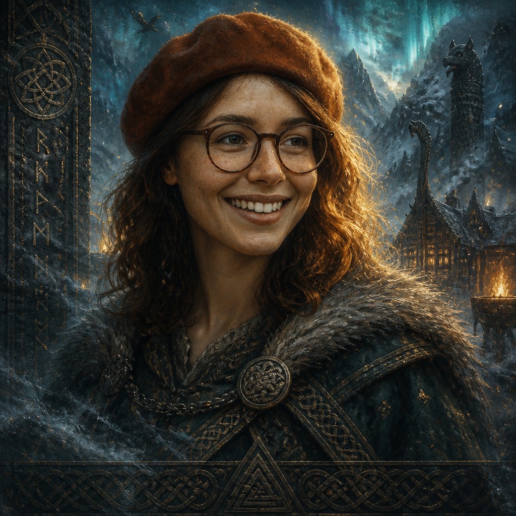 Norse Fantasy Art Style Transfer Example