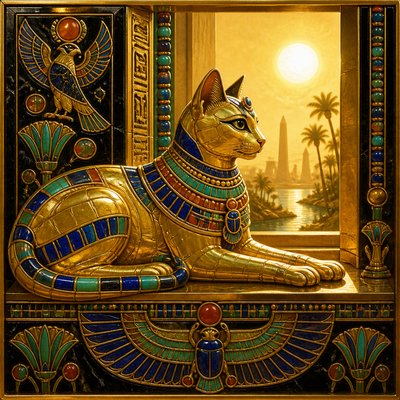 a cat lounging in a sunlit window