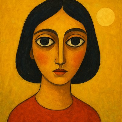 portrait of a person with expressive eyes