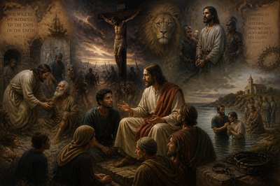 witnessing the Gospel to others and sharing in Christ's sufferings
