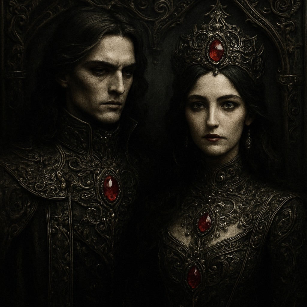 portrait of two people together