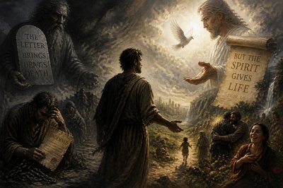 “The letter brings death, but the Spirit gives life” (2 Corinthians 3:6)
