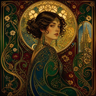 Art Nouveau Architecture Art example