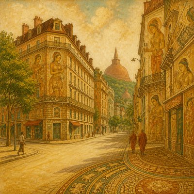 Sri Lankan Art Style Style Transfer Example