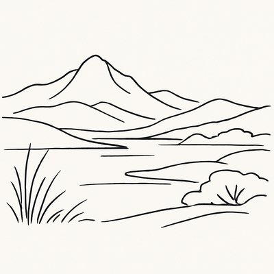 wide landscape with natural scenery