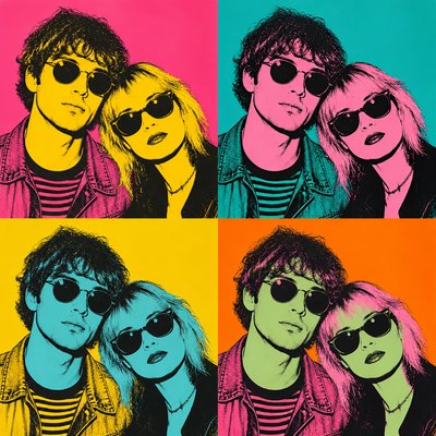 portrait of two people together