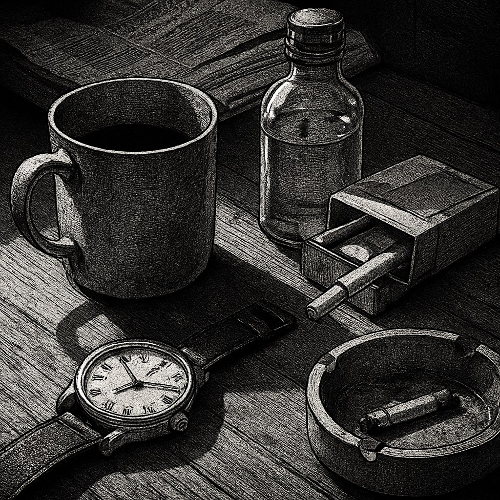 still life with everyday objects