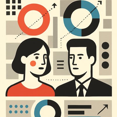 portrait of two people together