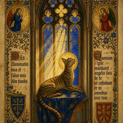 a cat lounging in a sunlit window