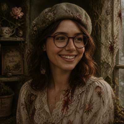 Cottagegore Aesthetic Style Transfer Example